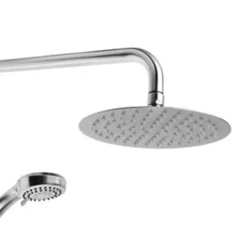 УЦЕНКА Душевая система Accoona A83103-2, с тропическим душем, нержавеющая сталь, хром