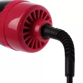 УЦЕНКА Фен-щетка LuazON LFS-04, 1000 Вт, 3 скорости, 3 режима, чёрно-розовый