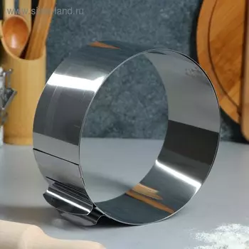 УЦЕНКА Форма для выпечки и выкладки с регулировкой размера "Круг", 16-30 х 8,5 см