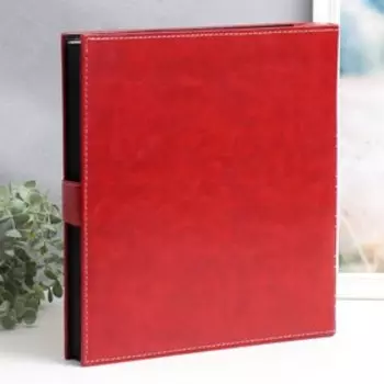 УЦЕНКА Фотоальбом на 1000 фото 10х15 см "Красно-коричневый" кожзам 36,8х33х6,5 см