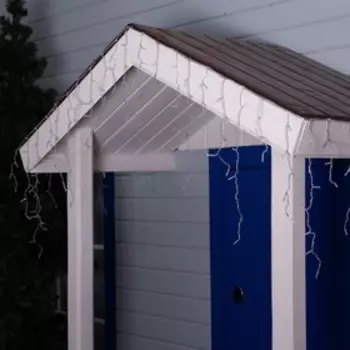 УЦЕНКА Гирлянда "Бахрома" улич. УМС,Ш: 3 м, В: 0,6 м, Н.С. 3W LED-160-240V, БЕЗ контр. БЕЛЫЙ