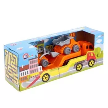 Уценка Игрушка «Автовоз со стройплощадкой ТехноК»