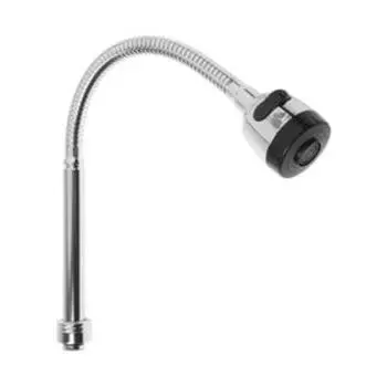 УЦЕНКА Излив для смес. ZEIN, аэратор клавишный с регулировкой потока, нержавеющая сталь