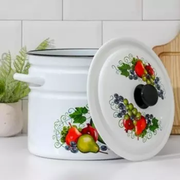 УЦЕНКА Кастрюля, 10 л, деколь МИКС