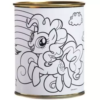 УЦЕНКА Копилка-раскраска с красками "Коплю на подарки", My Little Pony