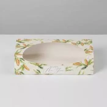 УЦЕНКА Коробочка для пончиков "Шишки", 10 х 20 х 5 см