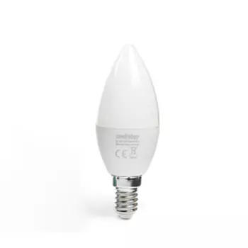 УЦЕНКА Лампа светодиодная Smartbuy, C37, 9.5 Вт, Е14, 4000 К, дневной белый