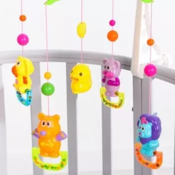 УЦЕНКА Мобиль музыкальный «Солнышко. Зверятки», заводной