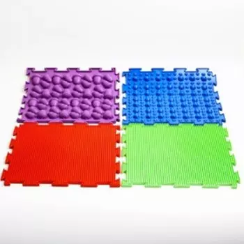 УЦЕНКА Модульный массажный коврик ОРТО Набор №10 Ассорти