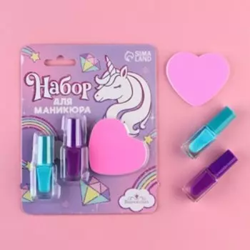 УЦЕНКА Набор для детского маникюра «Единорожка»