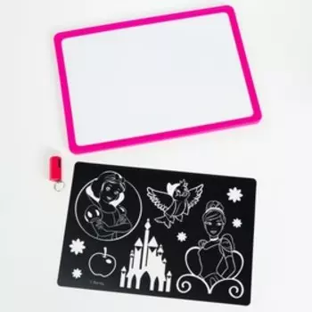 УЦЕНКА Набор для рисования в темноте, планшет А4, Принцессы: Ариель, Золушка, Рапунцель