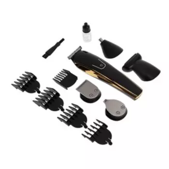 УЦЕНКА Набор для стрижки LuazON LTRI-15, 5 в 1, 6 Вт, 3/6/9/12 мм, триммер, от АКБ, чёрный