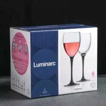 УЦЕНКА Набор фужеров для вина «Домино», 250 мл, 5 шт