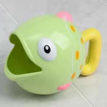 УЦЕНКА Набор игрушек для игры в ванне «Рыбка и коньки», зеленая