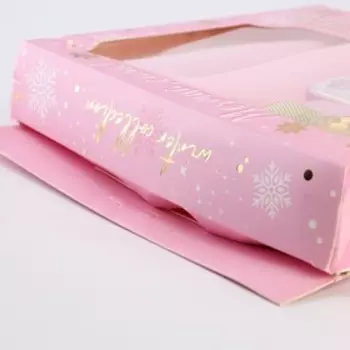 УЦЕНКА Набор "Зимнего чуда!", палантин (180х68 см), обложка для паспорта и наручные часы