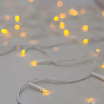 УЦЕНКА НИТЬ, 5 м, Н.Б. LED-50-220V, 8 режимов, ЖЕЛТЫЙ