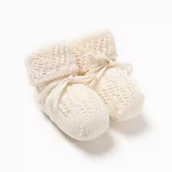 УЦЕНКА Пинетки детские, цвет белый, размер 11-13