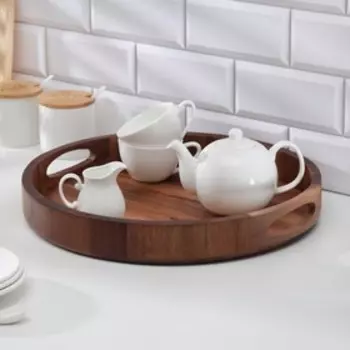 УЦЕНКА Поднос «Тропики», 38×5 см