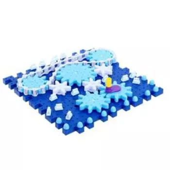 Уценка (Помята упаковка) Конструктор-шестерёнки «Единорожки», 81 деталь