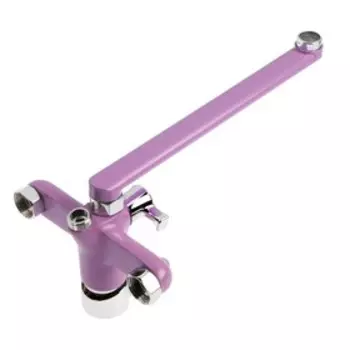 УЦЕНКА Смеситель для ванны Accoona A7167S, однорычажный, с длинным изливом, 30 см, фиолет.