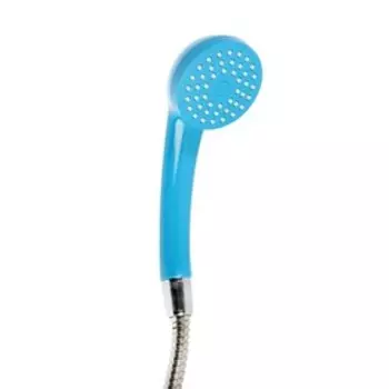 УЦЕНКА Смеситель для ванны "ОЛИМП" ОС3571-14, двухвентильный, длина излива 30 см, хром/голубой