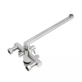 УЦЕНКА Смеситель для ванны RMS SUS124-006EP, однорычажный, с душевой лейкой, хром