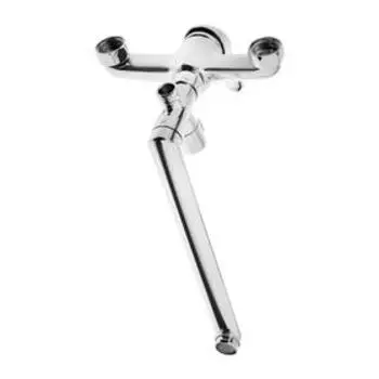 УЦЕНКА Смеситель для ванны ZEIN Z95350252, картридж керамика 35 мм, с душевым набором, хром