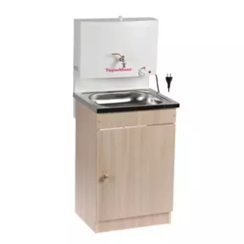 УЦЕНКА Умывальник "ТермМикс", с ЭВН, нержавеющая мойка, ЛДСП, 1250 Вт, 17 л, белый