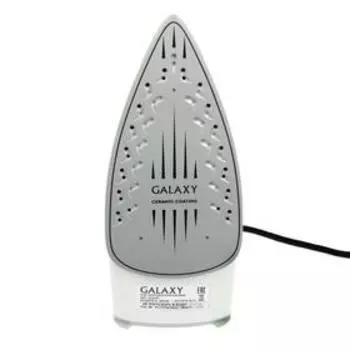 УЦЕНКА Утюг Galaxy GL 6107, 2800 Вт, керамическая подошва, белый