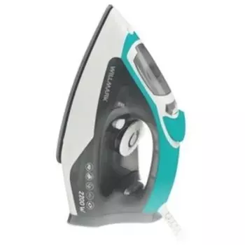 УЦЕНКА Утюг WILLMARK SI-2280CS, 2200 Вт, керамическая подошва, 250 мл, серо-зеленый