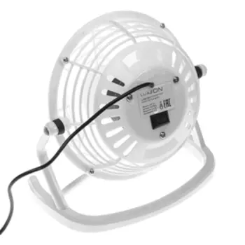 УЦЕНКА Вентилятор LuazON LOF-06, настольный, 2.5 Вт, 12 см, пластик, белый