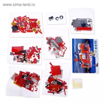 Уценка (в пакете) Конструктор «Пожарная машина», 343 детали