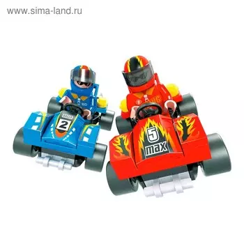 Уценка (в пакете) Конструктор «Заезд чемпионов», 80 деталей
