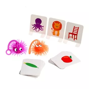 Уценка (в пакете) Развивающий набор «Чудо-ёжики», 20 карточек, 3+, МИКС