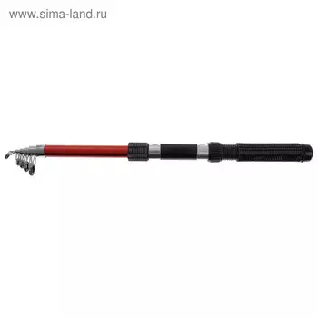 Удилище телескопическое с кольцами, длина 2,1 м