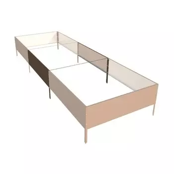 Удлинение высокой грядки 0,7*1м, RAL8017 коричневый