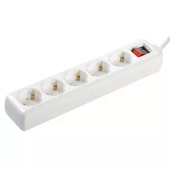 Удлинитель 5х5м с заземл. 16А IP20 У05К 2P+PE 250В 3х1 с выкл. IEK WYP10-16-05-05-ZK-N
