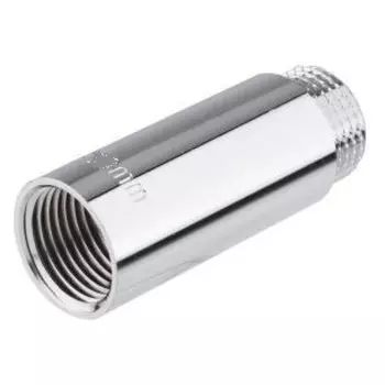 Удлинитель AQUALINK, 3/4" x 25 мм, внутренняя/наружная резьба, латунь с хромовым покрытием