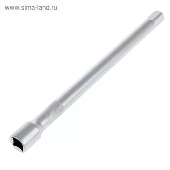 Удлинитель для воротка ТУНДРА, квадрат 1/2", 250 мм, CrV