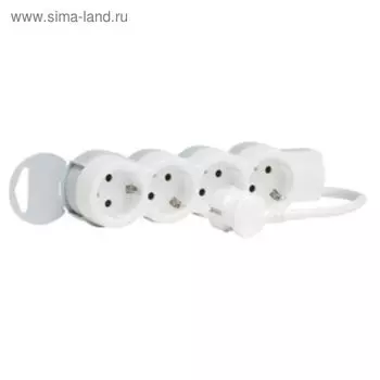 Удлинитель Legrand, 4х5 м, с заземл., 695008