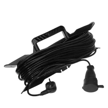 Удлинитель на каркасе 1 розетка, 30м, 10А, ПВС 3х0.75 мм2,c з/к, IP44,