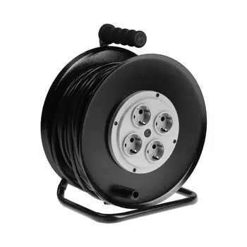 Удлинитель на катушке 50 м, 16 А, 250 В, IP20, ПВС 3х2.5, каркас металл