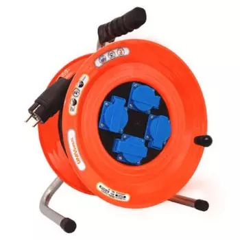 Удлинитель на катушке UNIVersal 9632972 4х30м, 16А, IP44, КГ