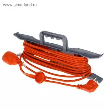 Удлинитель на рамке UNIVersal УШ-10, 10 м, с з/к, ПВС 3х0.75, IP54, розетки с защ. крышкой