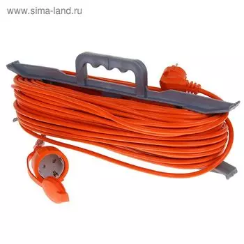 Удлинитель на рамке UNIVersal УШ-10, 50 м, с з/к, ПВС 3х0.75, IP54, розетки с защ. крышкой
