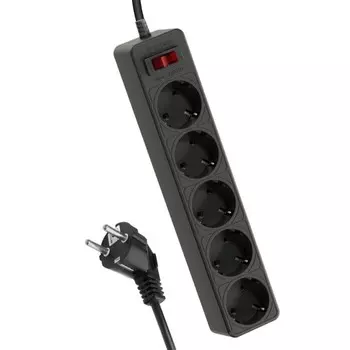 Удлинитель с сетевым фильтром КОСМОС FKsm3m-5g(B), 5х3м, IP20 2.2кВт