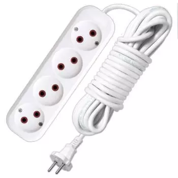 Удлинитель UNIVersal 766М-10, 4х10м, 10А, IP20, ПВС 2х1