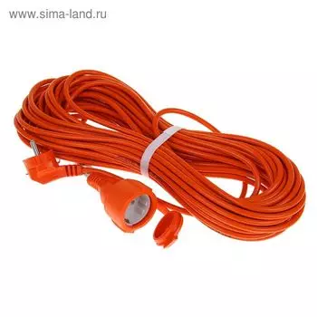 Удлинитель UNIVersal УШ-10, 20 м, с заземлением, ПВС 3х0.75, IP54, розетки с защ. крышкой