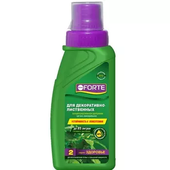 Удобрение для декоративно-лиственных растений Bona Forte 2 в 1, 285 мл