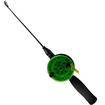 Удочка зимняя TROUT PRO Ice Master QL-201, длинная ручка, неопрен